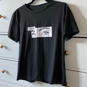 Black I’ll meet you in New York Eye tee